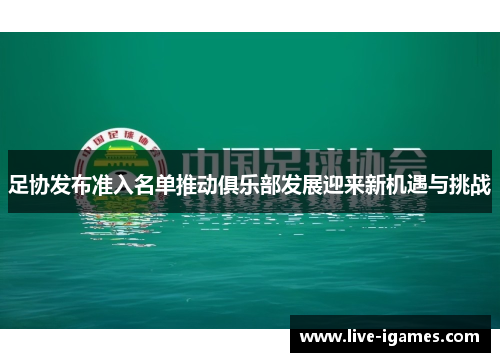 足协发布准入名单推动俱乐部发展迎来新机遇与挑战